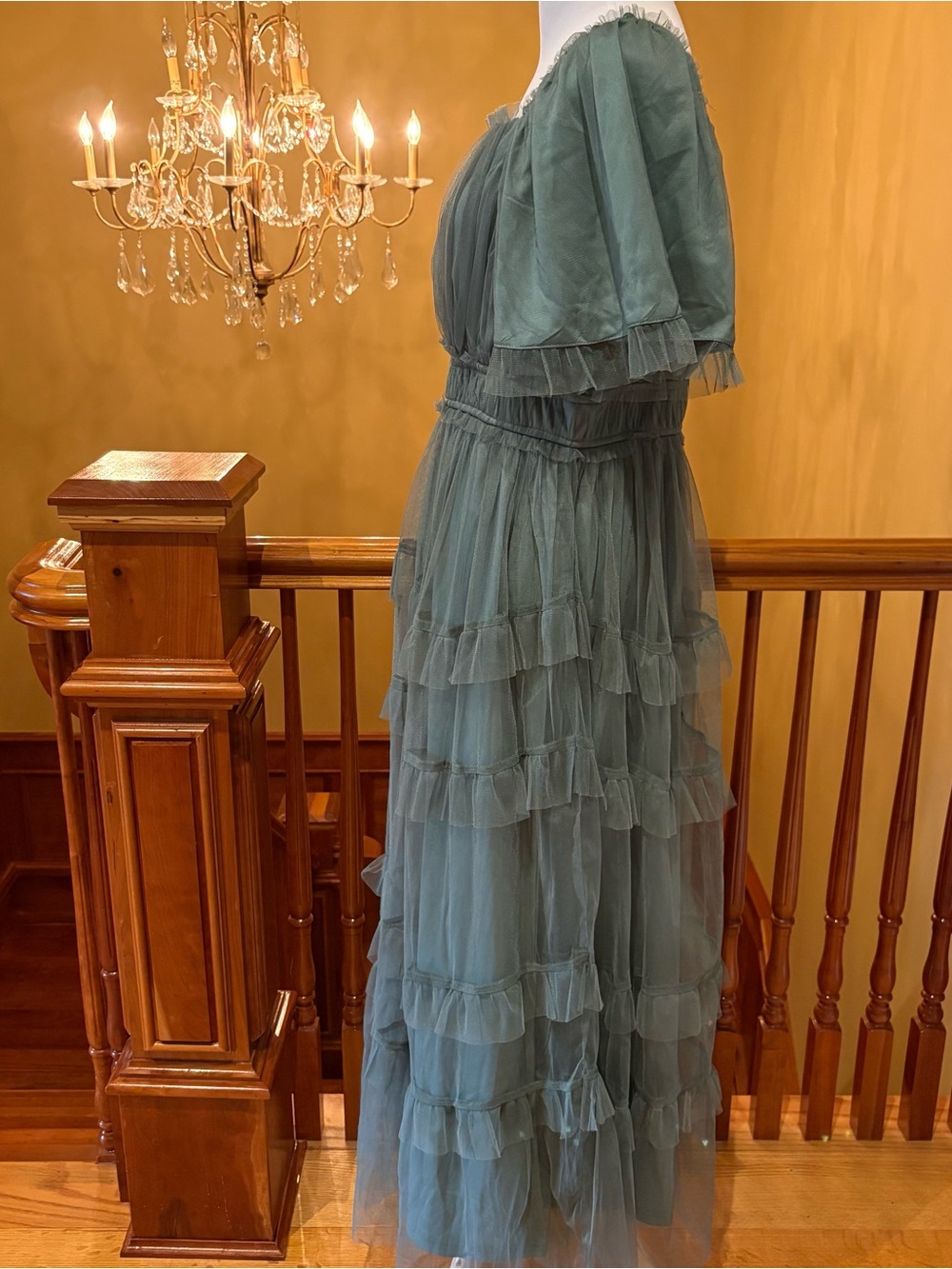 Baltic Born Magdalena Tulle Maxi Dress Wmn’s L - Picture 8 of 16